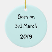 Dekoration der Keramik von personalisierten Party (Hinten)