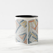 Dekoration der klassischen Buchliteratur auf der T Zweifarbige Tasse (Mittel)