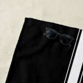 Dekoration der klassischen Racing Button Streifen Strandtuch (Beispiel)