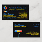 Dekoration der Malerei Moderne Berufliche Visitenkarte (Vorne/Hinten)