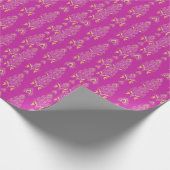 Dekoration der Mandala Rosa Kissen Geschenkpapier (Ecke)