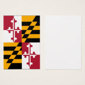 Dekoration der Maryland State Flag Colors (Vorne & Hinten)