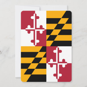 Dekoration der Maryland State Flag Colors
