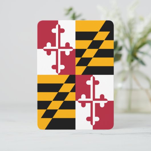 Dekoration der Maryland State Flag Colors (Stehend Vorderseite)