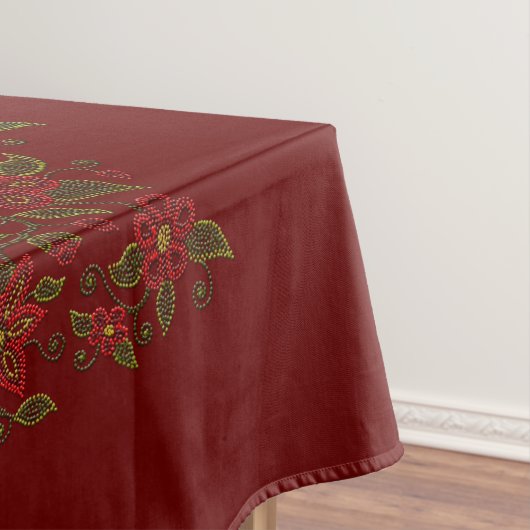 Dekoration der Metis Art Tablecloth Native Beading Tischdecke (Beispiel)