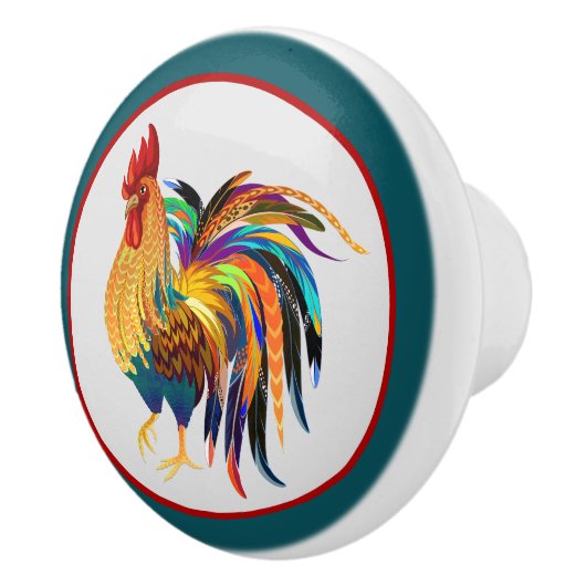 Dekoration der niedlichen Landhäuser Keramikknauf (Rechts)