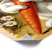 Dekoration der niedlichen Osterkaninchen-Frühlings (Ecke)