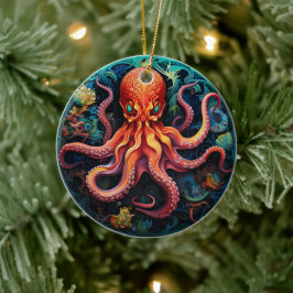 Dekoration der Octopus-Keramik