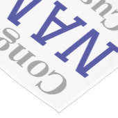 Dekoration der personalisierten Graduation Kurzer Tischläufer (Ecke)