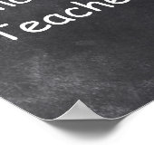 Dekoration der phantastischen Teacher Chalkboard-D (Ecke)