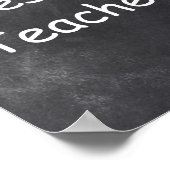 Dekoration der phantastischen Teacher Chalkboard-D (Ecke)