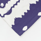 Dekoration der portugiesischen Zierfliesen aus Azu Fleecedecke (Ecke)