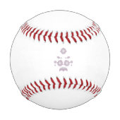 Dekoration der Rose Milk White Classic Baseball (Rückseite)