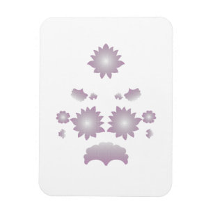 Dekoration der Rose Milk White Classic Magnet