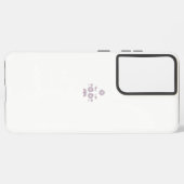 Dekoration der Rose Milk White Classic Samsung Galaxy Hülle (Linke Seite)