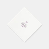 Dekoration der Rose Milk White Classic Serviette (Ecke)