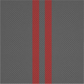 Dekoration der roten Racing Stripes im Burgundy-St Aufkleber (Vorderseite)