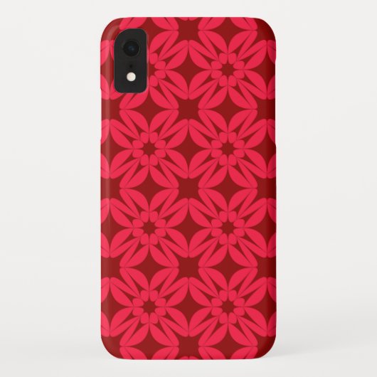 Dekoration der roten Tapeten Case-Mate iPhone Hülle (Rückseite)
