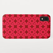 Dekoration der roten Tapeten Case-Mate iPhone Hülle (Rückseite (Horizontal))
