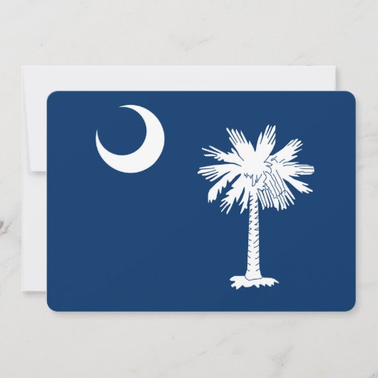 Dekoration der Staatsflagge von South Carolina (Vorderseite)