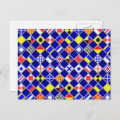 Dekoration der überprüften Nautical Signal Flags Postkarte (Vorne/Hinten)