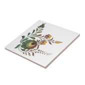 Dekoration der ungarischen Blume Fliese (Seite)