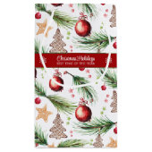 Dekoration der Weihnachtswassertage Kleine Geschenktüte (Rückseite)