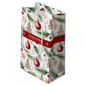 Dekoration der Weihnachtswassertage Kleine Geschenktüte (Rückseite Schrägansicht)