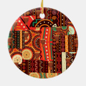 Dekoration des African Black Kente Tribal Pattern (Hinten)