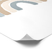 Dekoration des blauen Regenbogen-Neutral-Boy-Kinde (Ecke)