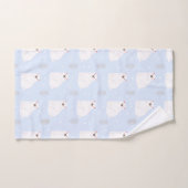 Dekoration des Blue Winter Polar Bear Kinderzimmer Badhandtuch Set (Handtuch)