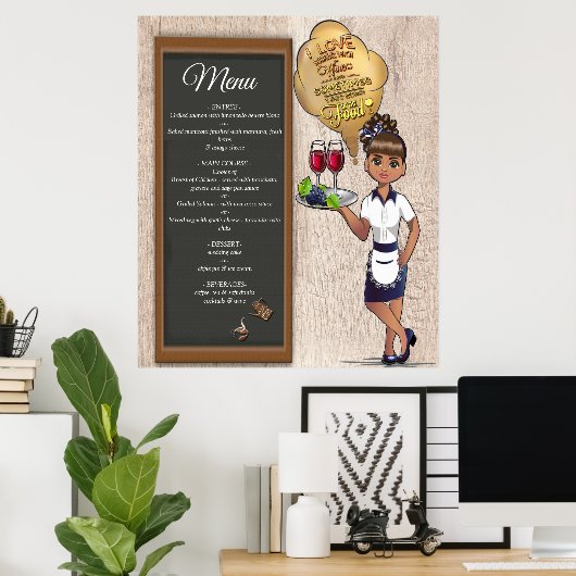 Dekoration des Creative Magic Coffee Shops (Heimbüro)