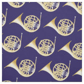 Dekoration des französischen Hörnchensemusikstudio Stoff (Muster)