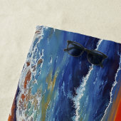 Dekoration des Girl Sunset Beach Strandtuch (Beispiel)