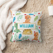 Dekoration des Kinderzimmers mit niedlichen Dinosa Kissen (Decke)