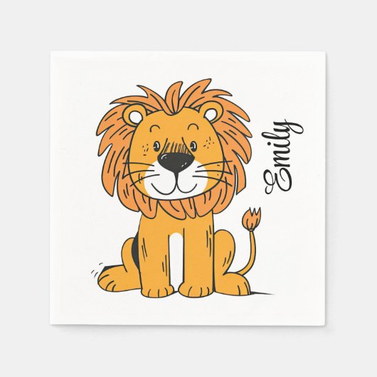 Dekoration des niedlichen Cartoon Serviette (Vorderseite)