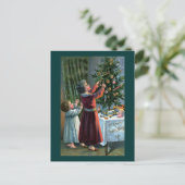 Dekoration des Tischbaums Postkarte (Stehend Vorderseite)