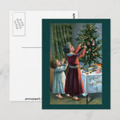 Dekoration des Tischbaums Postkarte (Vorne/Hinten)