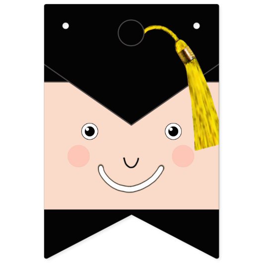 Dekoration einer Kreativen Graduierungspartei Wimpelkette (Erste Fahne)