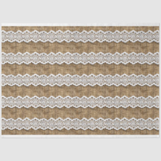 Dekoration für Burlap- und Spitzenmöbel Seidenpapier