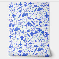 Dekoration für das medizinische Thema Peel and Sti