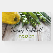 Dekoration für das Sukka Happy Sukkot Banner (Horizontal)