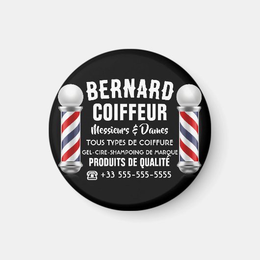 Dekoration für Friseursalon Magnet (Vorne)