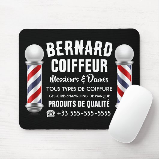 Dekoration für Friseursalon Mousepad (Mit Mouse)