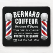 Dekoration für Friseursalon Mousepad (Vorne)
