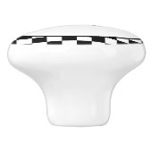 Dekoration für niedliche Schweine Keramikknauf (Seitenansicht)