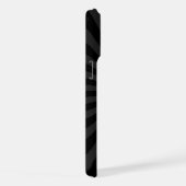 Dekoration für Schwarz-Kohle-Burst iPhone Hülle (Rechte Seite)