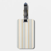 Dekoration für vertikale Streifen in weichem Grau Gepäckanhänger (Rückseite vertikal)