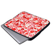 Dekoration im abstrakten Hintergrund Laptopschutzhülle (Vorne Knopf)