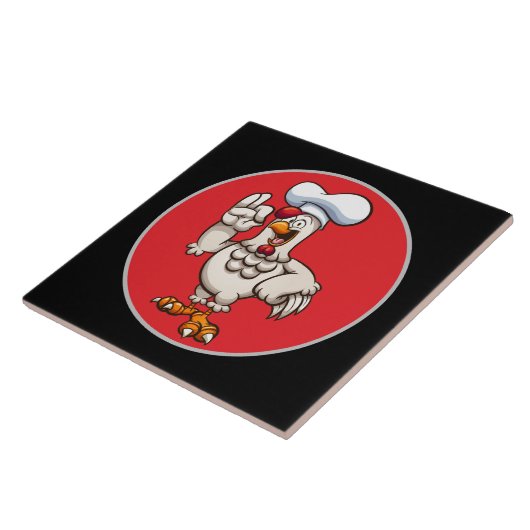 Dekoration im niedlichen Koch Fliese (Seite)